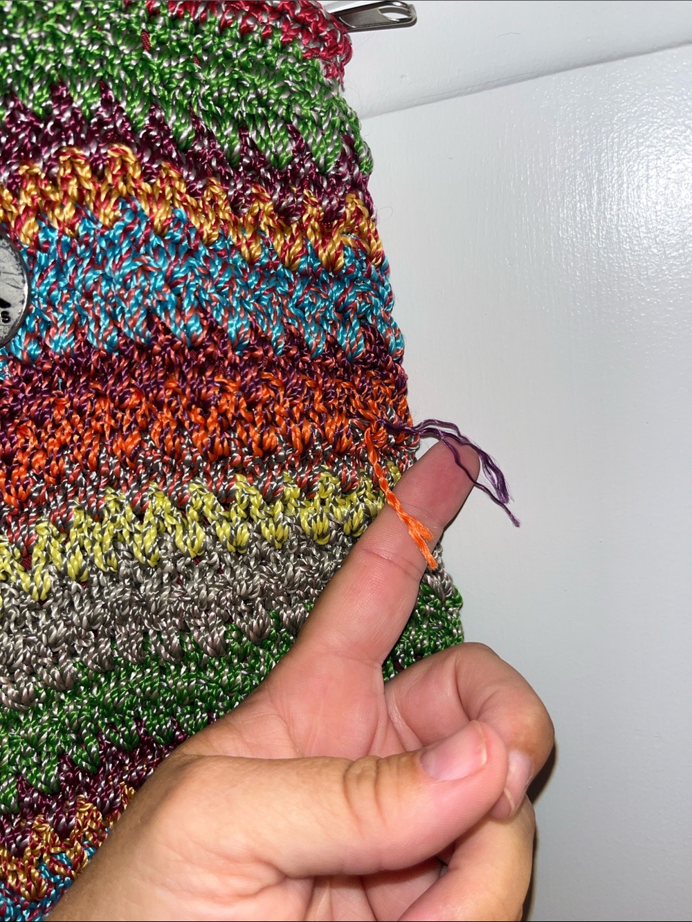 The Sak Handwoven Multicolor Crochet Hobo Bag - Picture 6 of 8
